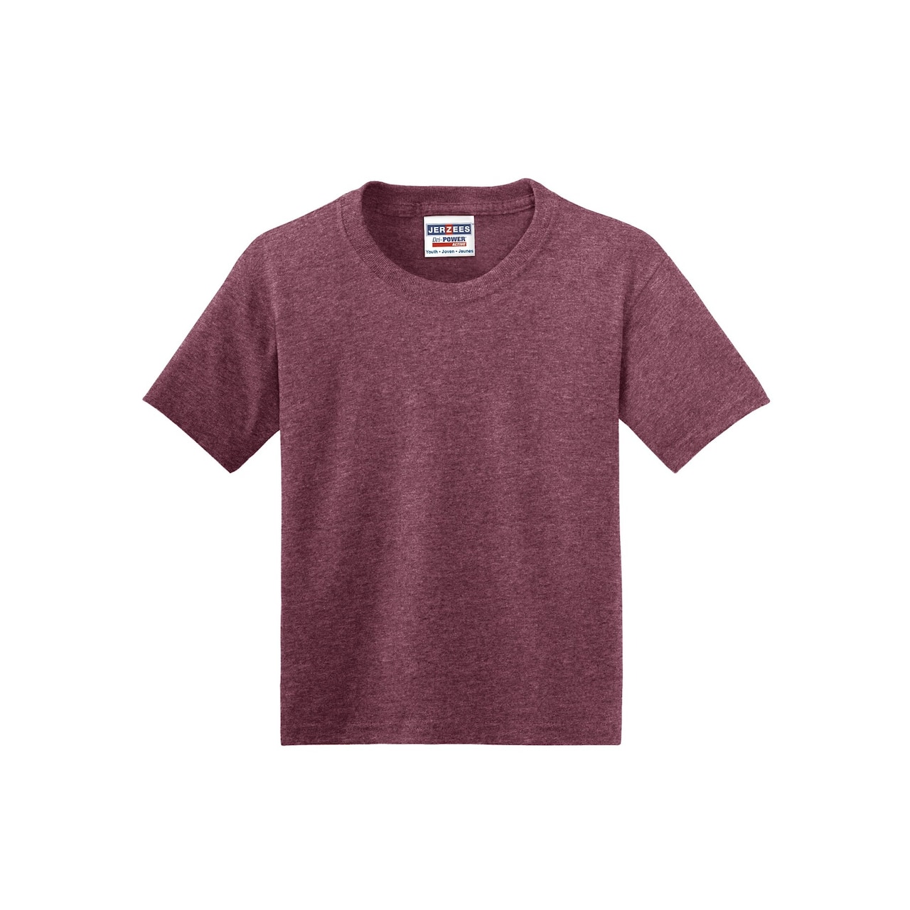 JERZEES® Dri-Power® Heathered Youth 50/50 Cotton/Poly T-Shirt